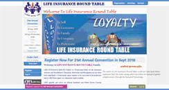 Desktop Screenshot of lifeinsuranceroundtable.org